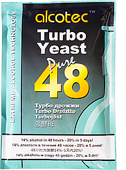 Сухі дріжджі Alcotec Turbo Pure 48