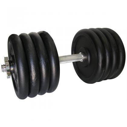 Гантель металева розбірна з покриттям розбірна гантель для тренувань гантель для дому Newt Home 42 кг, фото 2