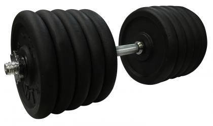 Гантель металева розбірна з покриттям розбірна гантель для тренувань гантель для дому Newt Home 52 кг, фото 2