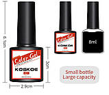 Набір гель лаків базових кольорових різних для манікюру Гель-лаки для нігтів (6 шт), фото 2