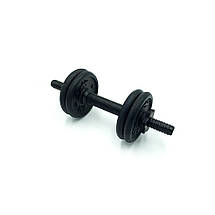 Гантель металева розбірна з покриттям розбірна гантель для тренувань гантель для фітнесу Newt 4,5 кг, фото 3