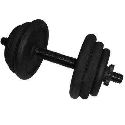 Гантель металева розбірна з покриттям розбірна гантель для тренувань гантель для фітнесу Newt 12,5 кг, фото 3