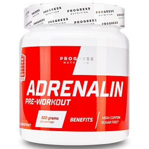 Предтренувальний комплекс Progress Nutrition Adrenaline (300 грам.)