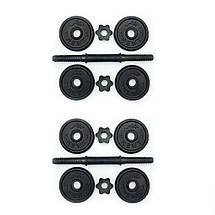 Гантелі металеві розбірні з покриттям розбірні гантелі для тренувань і фітнесу Newt 2 шт по 4,5 кг, фото 5