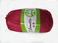 Пряжа для в'язання Madame Tricote «Camilla 6/4», колір червоний