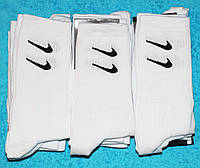 Шкарпетки чоловічі, 42-45 розмір, високі, білі. 6 пар.