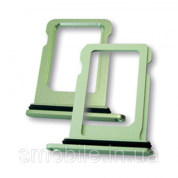 Тримач SIM карти iPhone 12 mini зеленого кольору, лоток під одну Nano SIM - фото 1 - id-p1383299577