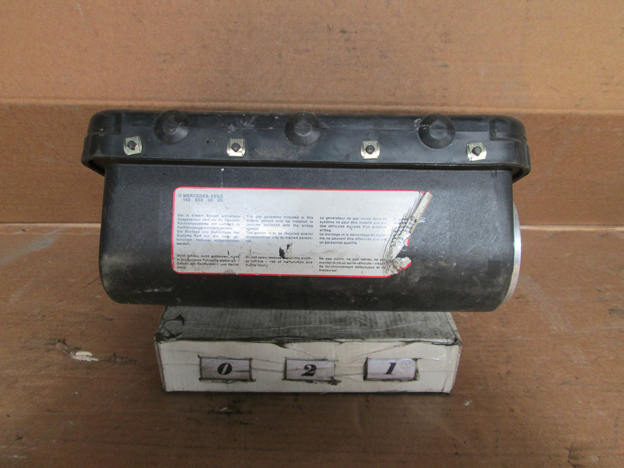 No21 Б/у Подушка безпеки пасажира AIRBAG 1408600005 1408600148 для Mercedes-Benz W140 1991-1998