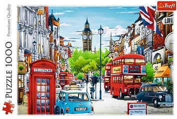 Пазли Trefl 1000ел. Вулиці Лондона №10557