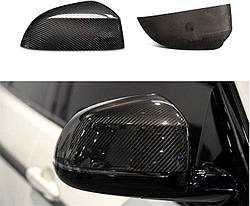 Карбонові M Performance накладки на дзеркала BMW X5 F15 / X6 F16, комплект 51162337577-51162337580