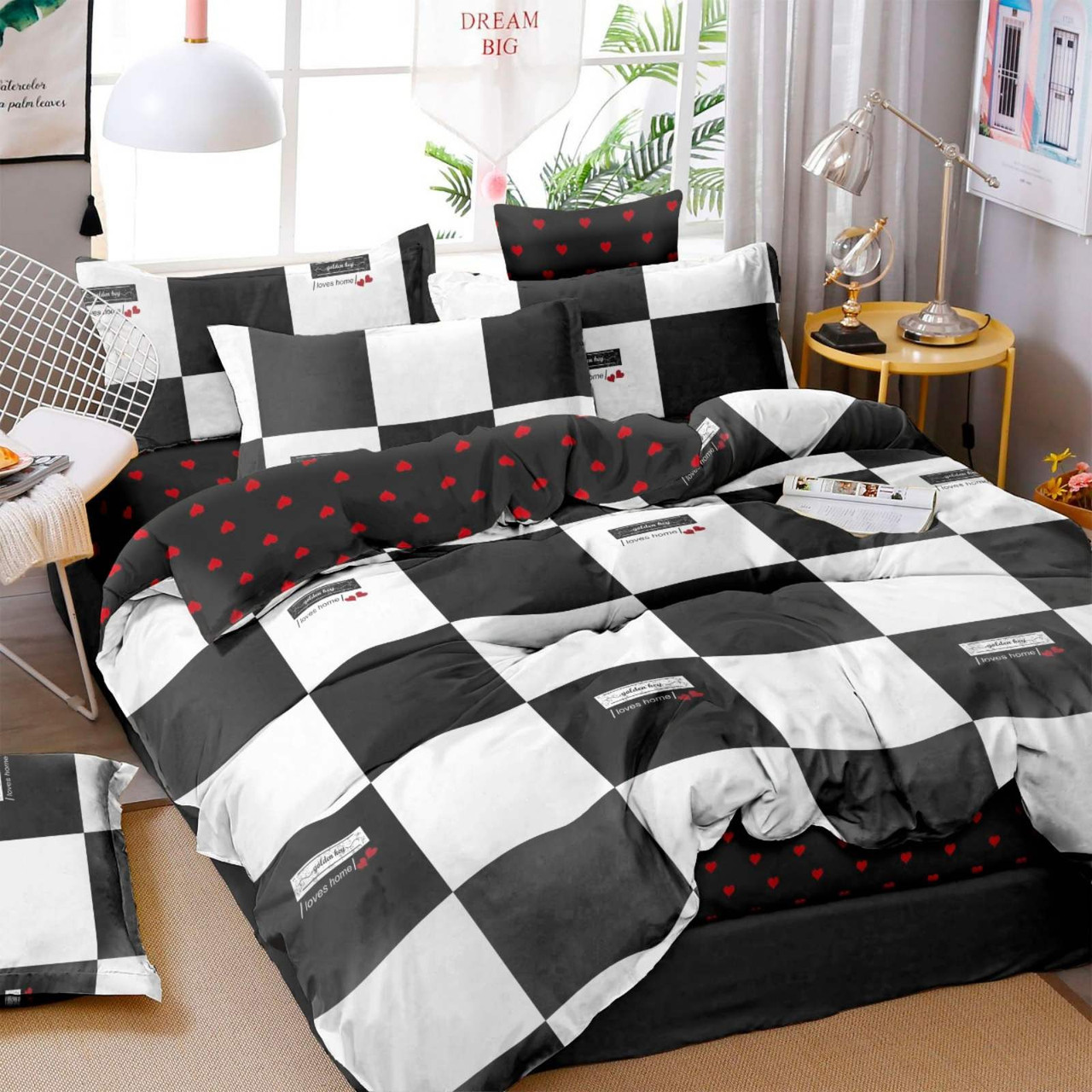 Постільна білизна бязь GOLD євро розміру - Шатрань