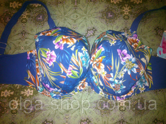 Польский купальник женский раздельный синий Ava SK 85 большого размера ...