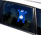 Кіт Саймон на присосках синій - Сувенір у машину - Іграшка в авто Кіт Саймон - Подарунок автомобілісту, фото 5