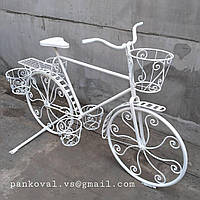 Великий декоративний велосипед-підставка для квітів