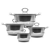 Набір каструль з кришками Unique UN-5072, 8 предметів (SH014722)