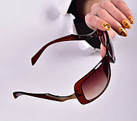 Стильные солнцезащитные очки (коричневые и чёрные в наличии)