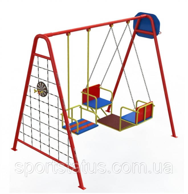 Дитячі гойдалки тримісні 5 в 1