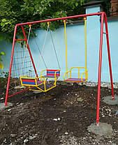 Дитячі гойдалки тримісні 5 в 1, фото 2