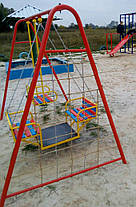 Дитячі гойдалки тримісні 5 в 1, фото 3