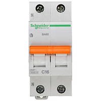 Автоматический выключатель Schneider Electric Домовой 1P+N 10А (C) 4.5кА