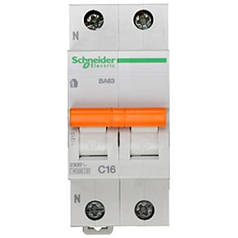 Автоматичний вимикач Schneider Electric Домовий 1P+N 10 А (C) 4.5 кА