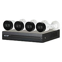 Комплект IP відеоспостереження на 4 камери 2Мп Dahua Technology EZIP-KIT/NVR1B04HC-4P/E/4-B1B20
