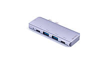 Концентратор Lontion 5-в-1 Type C + USB HUB to HDMI/HDTV + PD + USB C + 2 USB 3.0/3.1