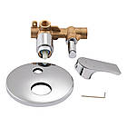 Змішувач для душу прихованого монтажу Qtap Milada 6227107ODC на два споживача, фото 5