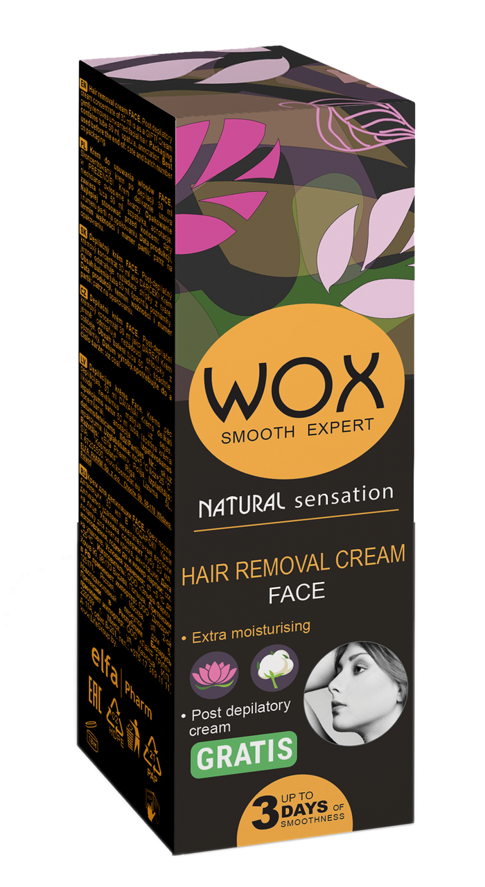 Крем для депіляції особи WOX Sensitive 50мл