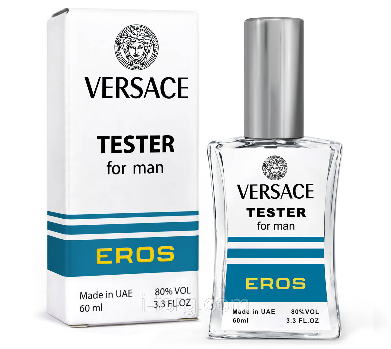 Тестер чоловічий Versace Eros, 60 мл NEW