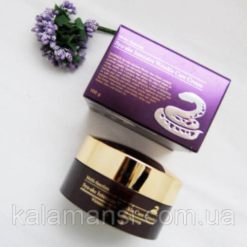 Интенсивный крем со змеиным ядом Deoproce Syn-Ake intensive wrinkle care cream 100г - фото 3 - id-p1023514997