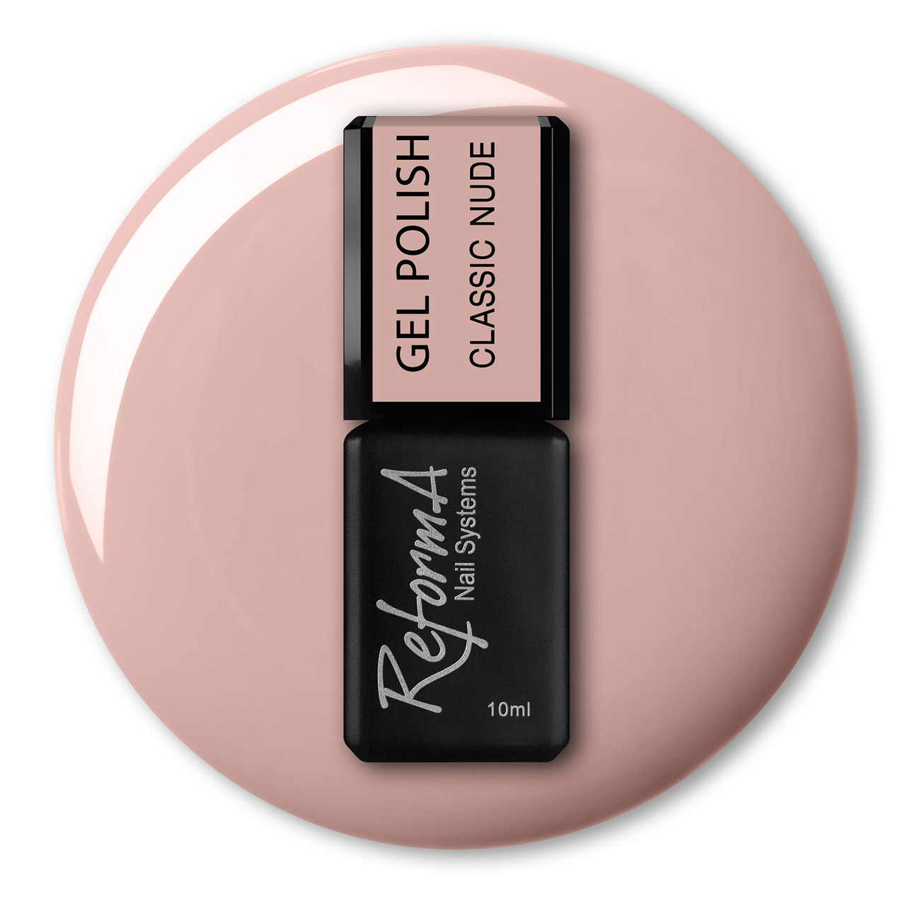 Гель-лак Reforma ,  NUDE( бежево-прозорий)10 мл, фото 1