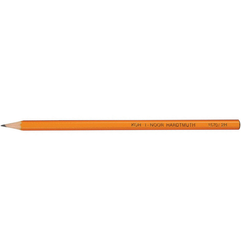 Олівець графітний Koh-i-noor 2H без гумки 1570.2 H
