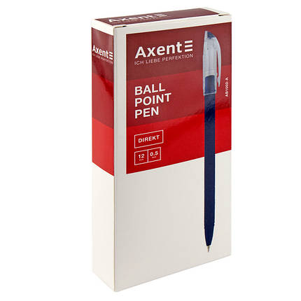 Ручка кулькова Axent Direct синій 0,5 мм (AB1002-02-A), фото 2