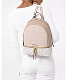 Жіночий рюкзак Michael Kors Rhea Zip Rose Lux, фото 2