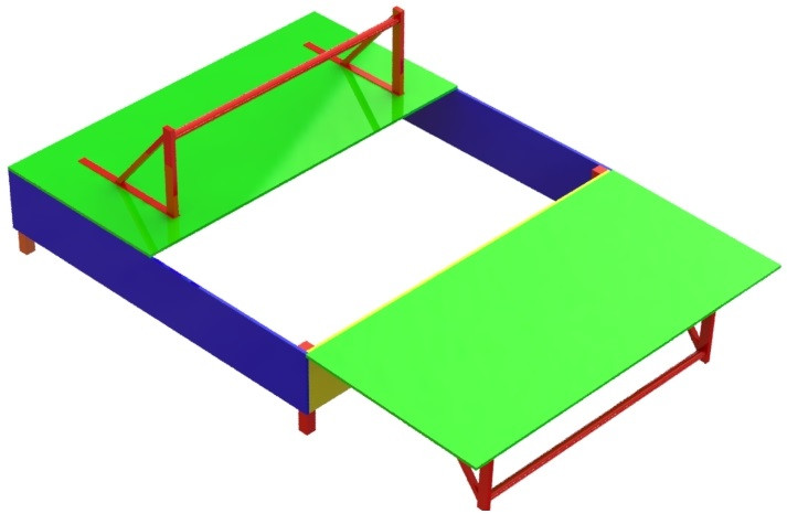 Пісочниця з кришкою