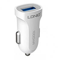 Автомобильное зарядное устройство Ldnio DL-C17 c Lightning USB (1USB, 1A)
