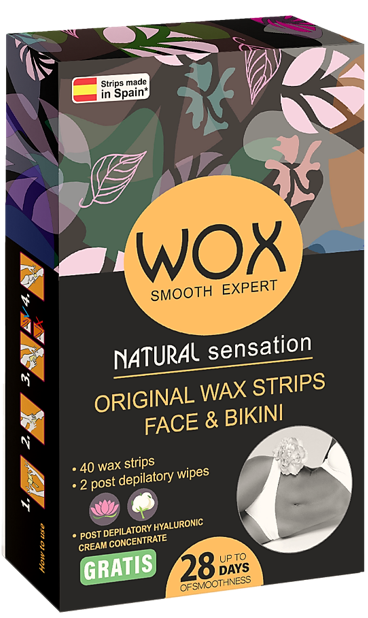 Воскові смужки WOX Оріджінал для особи і бікіні 40+2