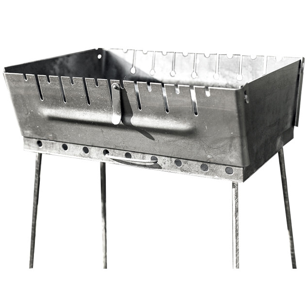 Мангал розкладний (кейс) на 8 шампурів + чохол