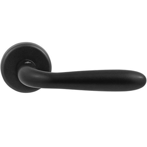 Дверні ручки Colombo Robot матовий чорний, фото 1