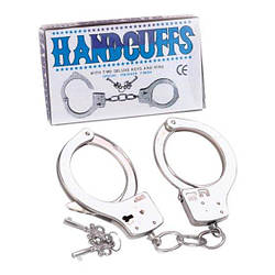 Наручники - Large Metal Handcuffs With Keys