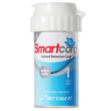 SmartCord X (СМАРТКОРД) "1" - нитка ретракційна з просоченням 254 см (EastDent)