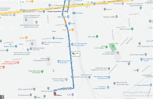 Схема проїзду