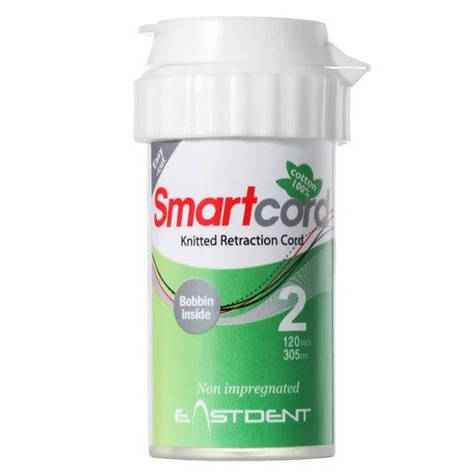 SmartCord X (СМАРТКОРД) "2" - нитка ретракційна з просоченням 254 см (EastDent), фото 2