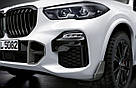 Елерони M Performance для переднього бампера BMW X5 G05, комплект, 51192455499-51192455500, фото 3