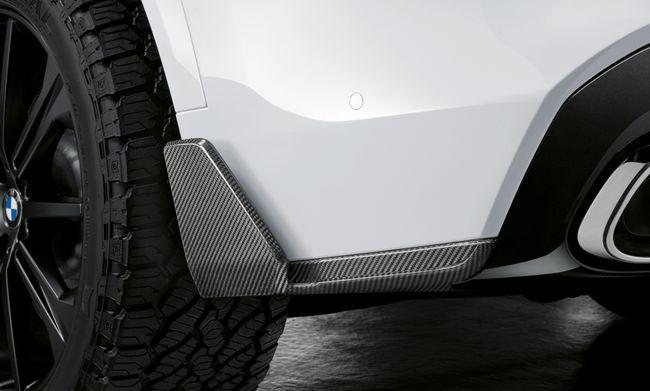 Закрилки заднього бампера M Performance для BMW X5 G05, комплект, 51192461277-51192461278