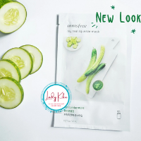 Заспокійлива маска для обличчя з екстрактом огірка Innisfree My Real Squeeze Mask Cucumber, 20ml, фото 1