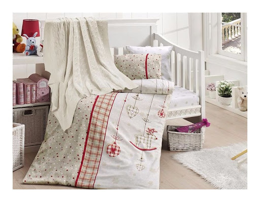 Дитяча постільна білизна First Choice Nirvana Palmy Kirmizi N 418