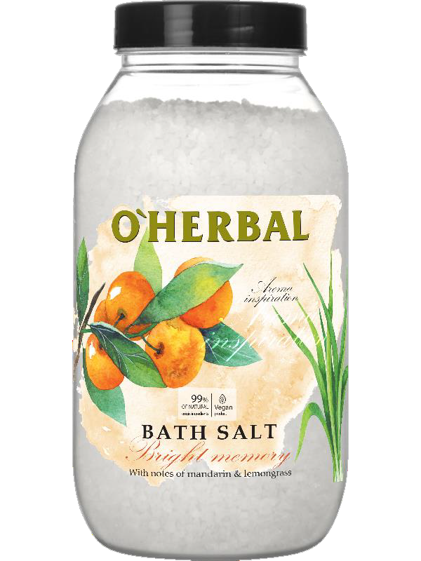 Сіль для ванн O Herbal квітково-цитрусовий Aroma Inspiration 1100 г