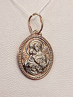 Підвіска - іконка "Богородиця з дитям" із золота